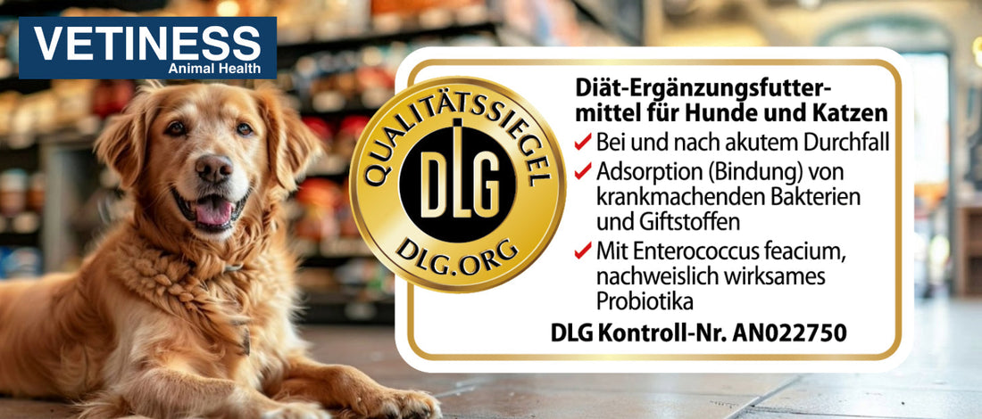 Ausgezeichnete Qualität: Vetiness Enterofit Durchfallstopp Paste erhält DLG-Qualitätssiegel