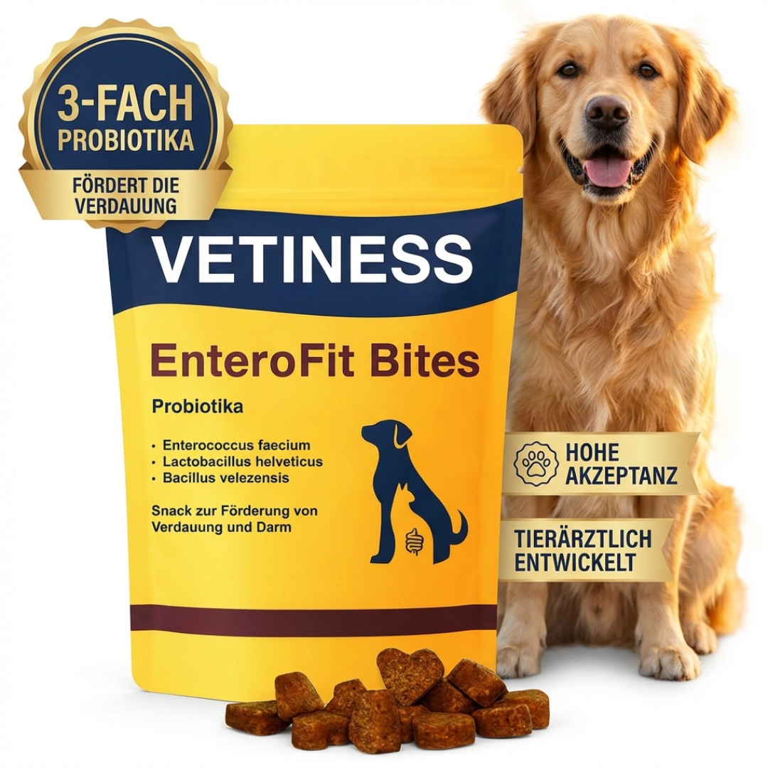Vetiness EnteroFit Bites – Probiotika für Hunde