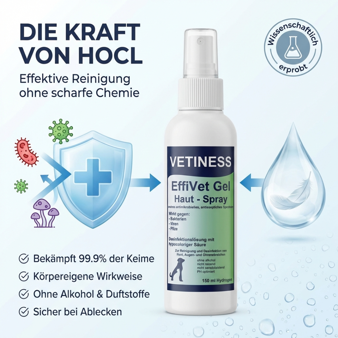 Vetiness EffiVet Gel Hautspray 150 ml