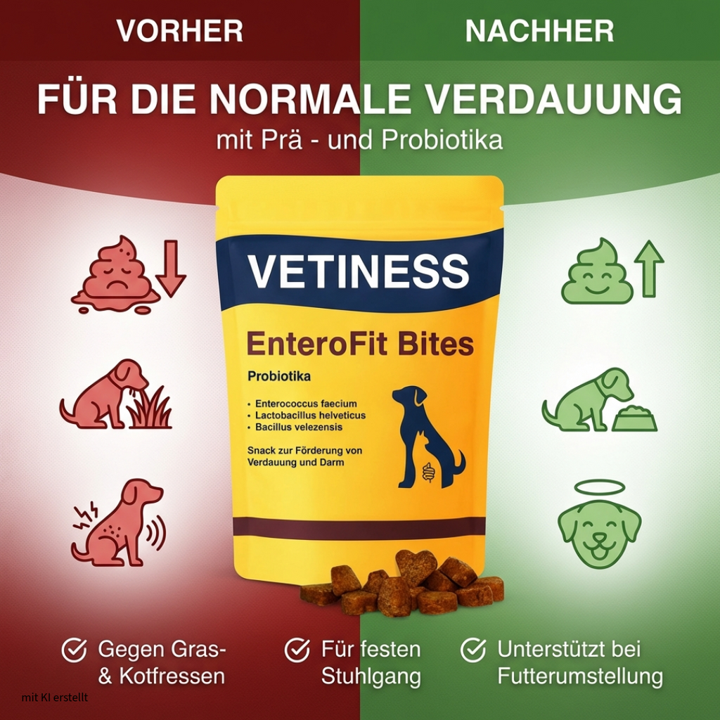 Vetiness EnteroFit Bites – Probiotika für Hunde