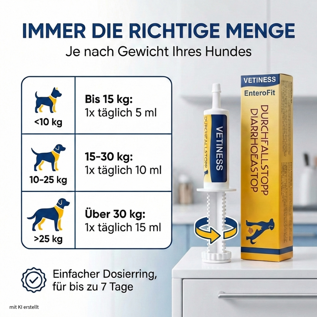 Vetiness Enterofit DurchfallStopp Paste für Hunde