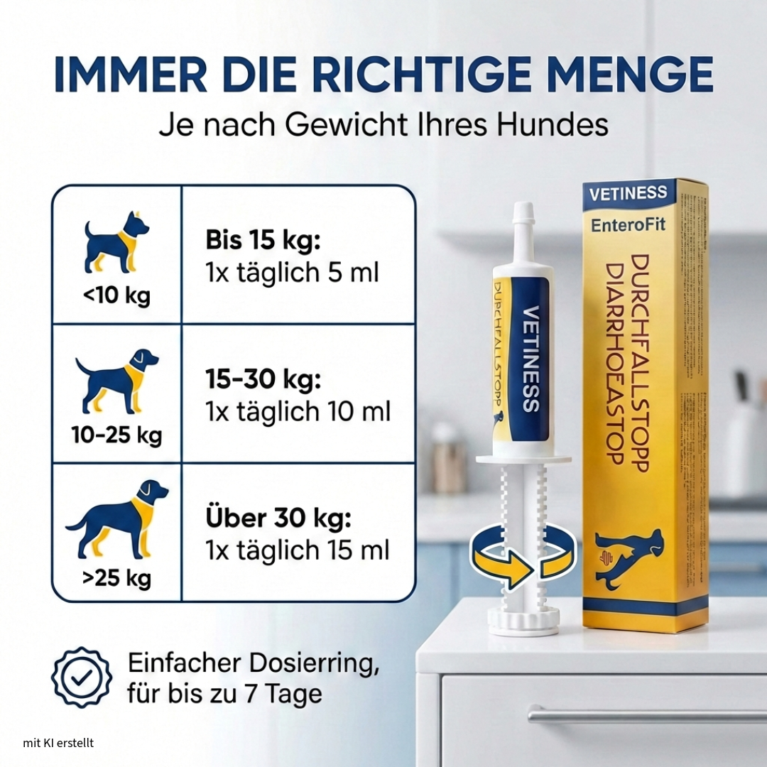 Vetiness Enterofit DurchfallStopp Paste für Hunde