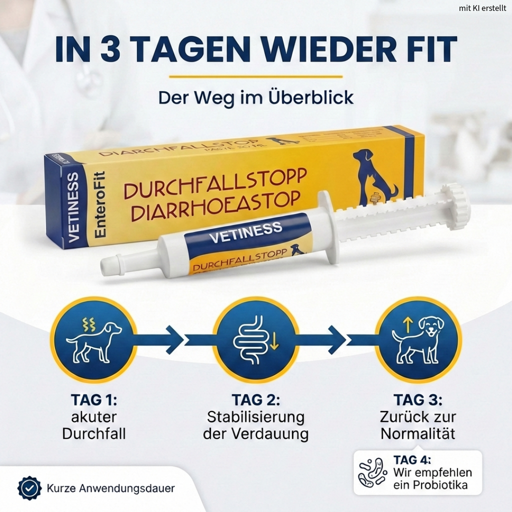 Vetiness Enterofit DurchfallStopp Paste für Hunde