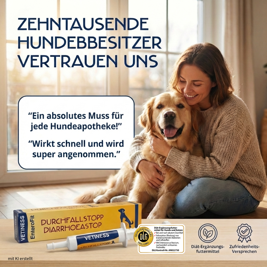 Vetiness Enterofit DurchfallStopp Paste für Hunde