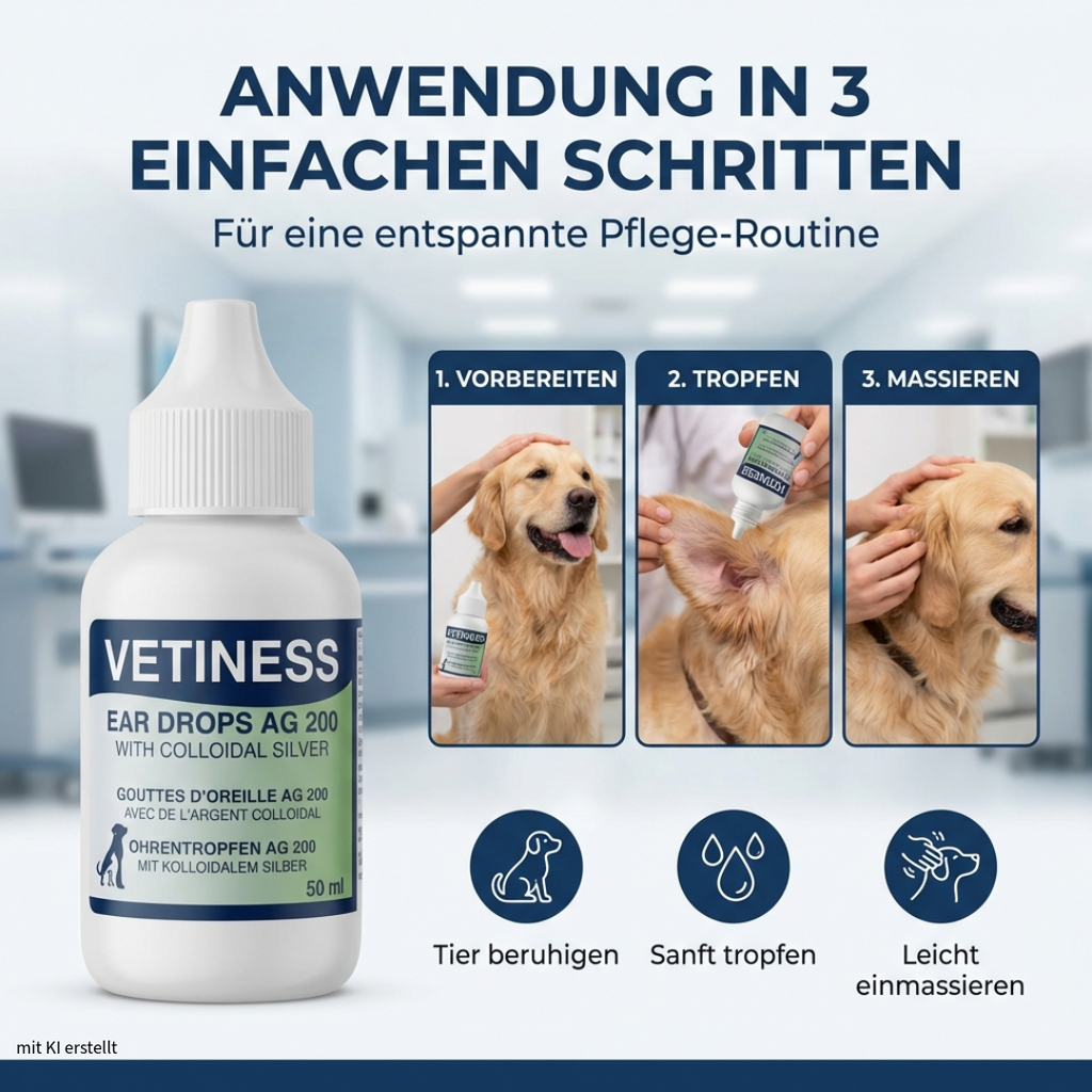 Vetiness Ohrentropfen AG 200 - 50 ml