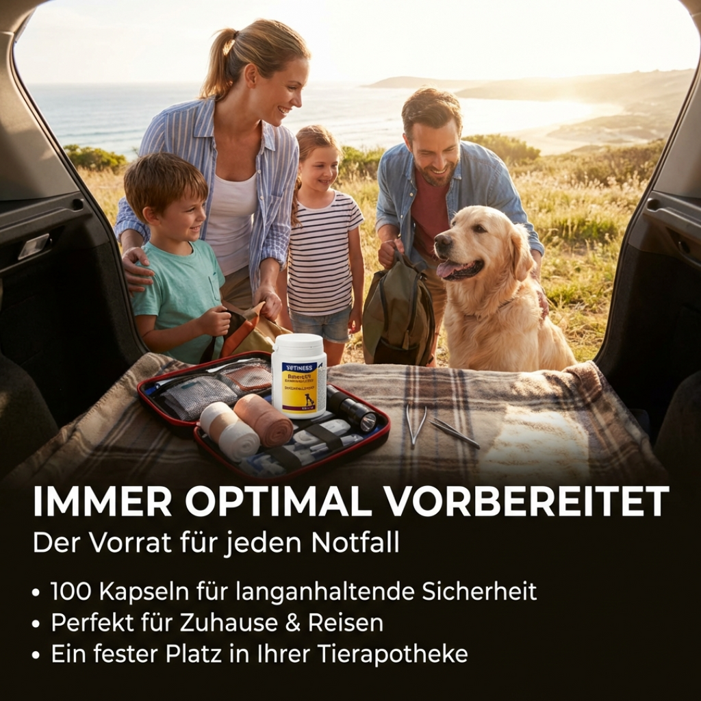 Vetiness EnteroFit Durchfallstopp Kapseln für Hunde und Katzen - 100 Kapseln