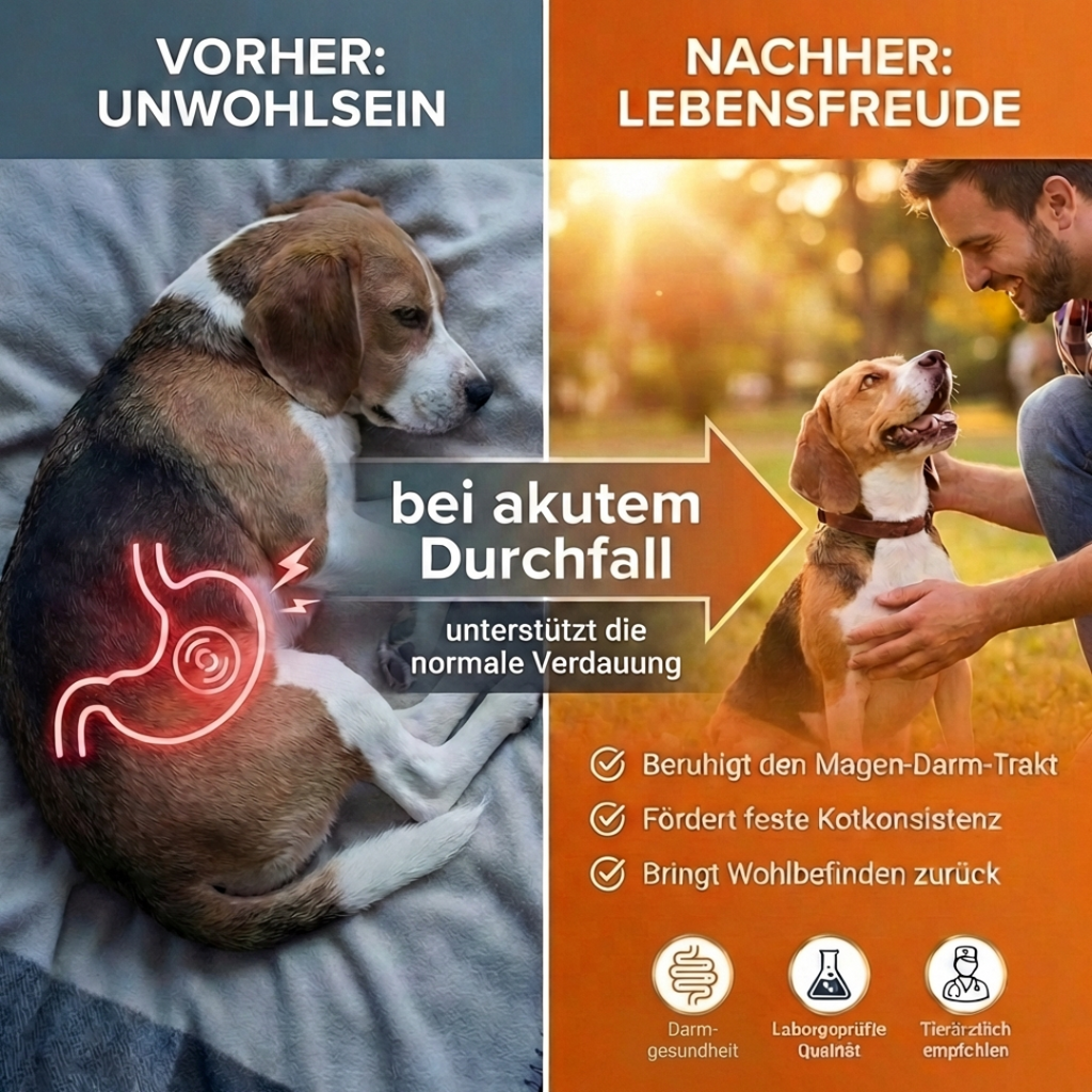 Vetiness EnteroFit Durchfallstopp Kapseln für Hunde und Katzen - 100 Kapseln
