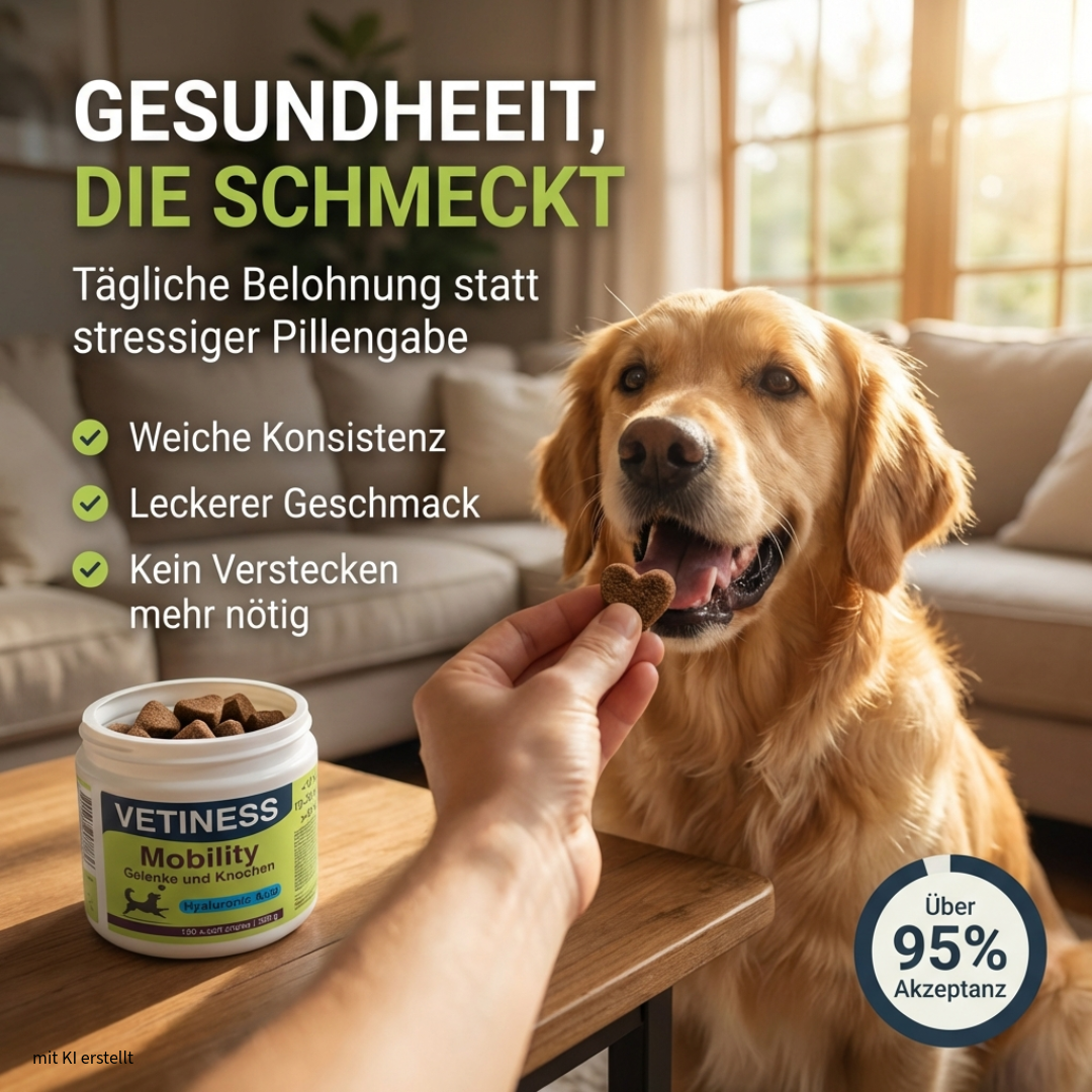 Vetiness Mobility - Gelenke und Knochen - 120 Bites