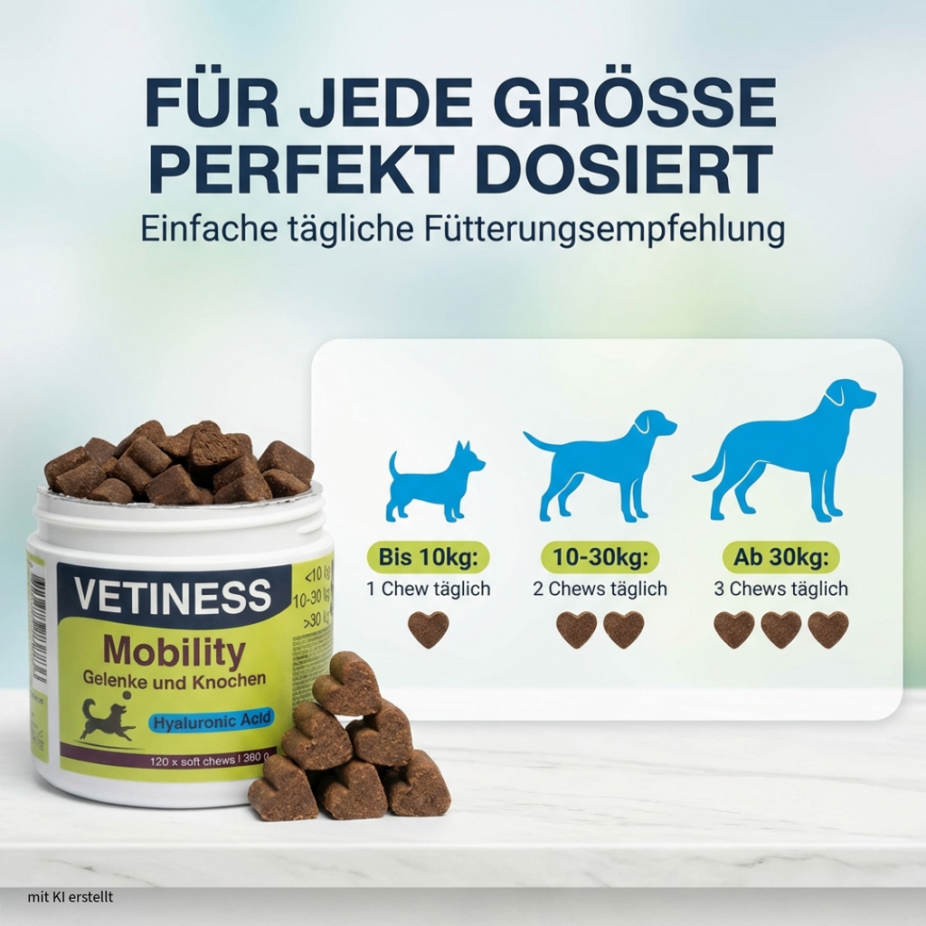 Vetiness Mobility - Gelenke und Knochen - 120 Bites