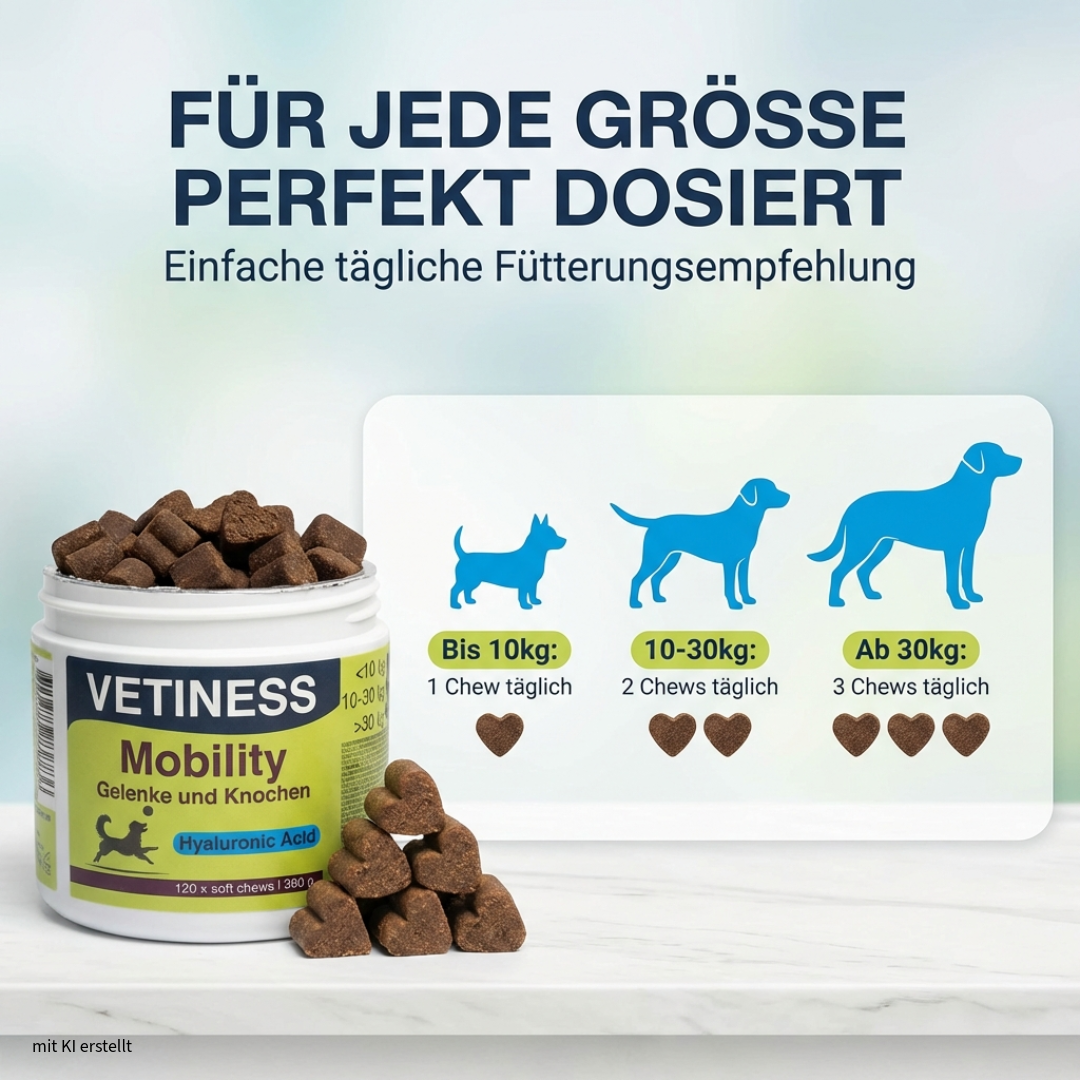 Vetiness Mobility - Gelenke und Knochen - 120 Bites
