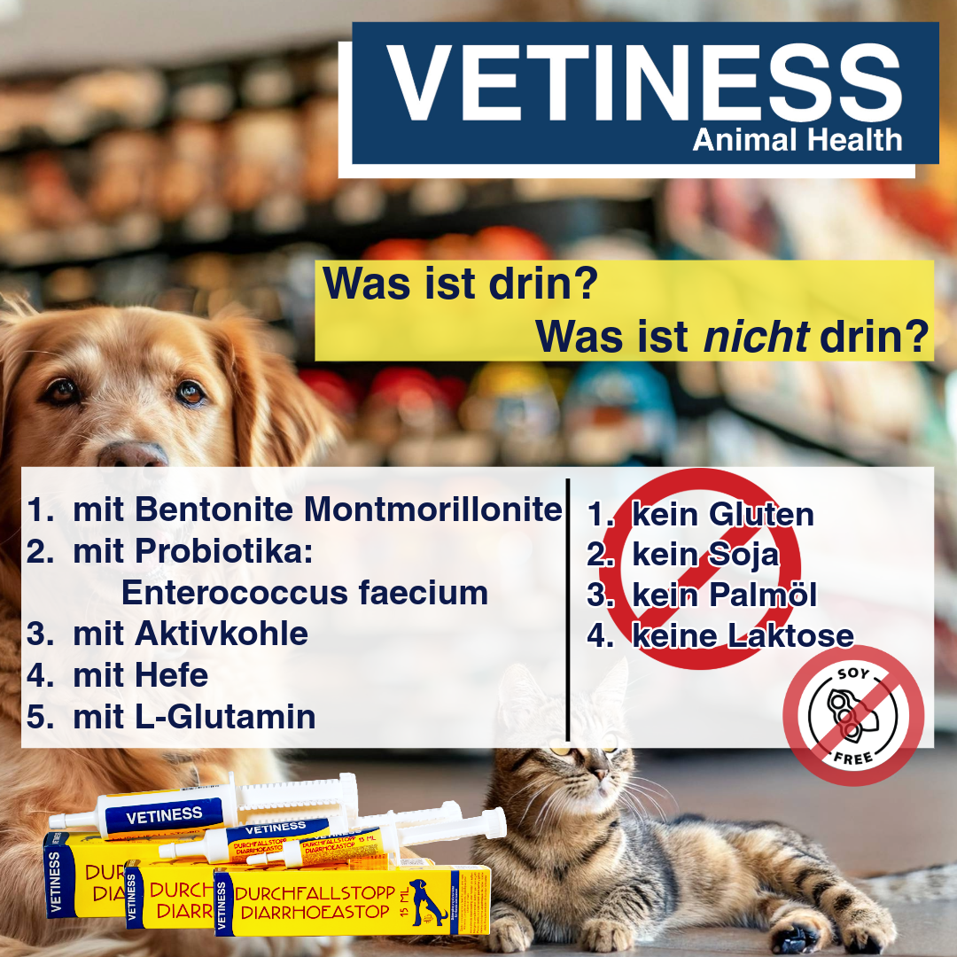 Vetiness Enterofit DurchfallStopp Paste für Hunde