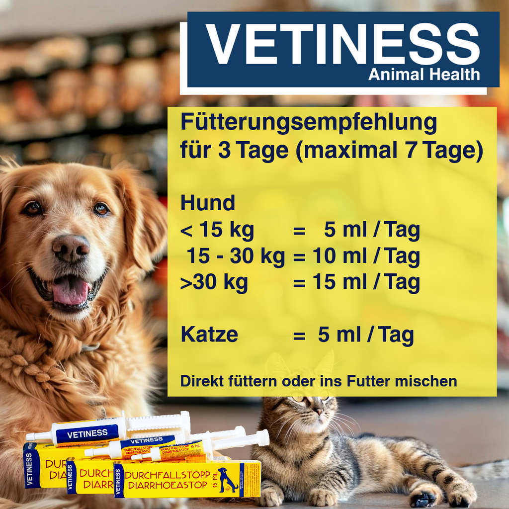 Vetiness Enterofit DurchfallStopp Paste für Hunde