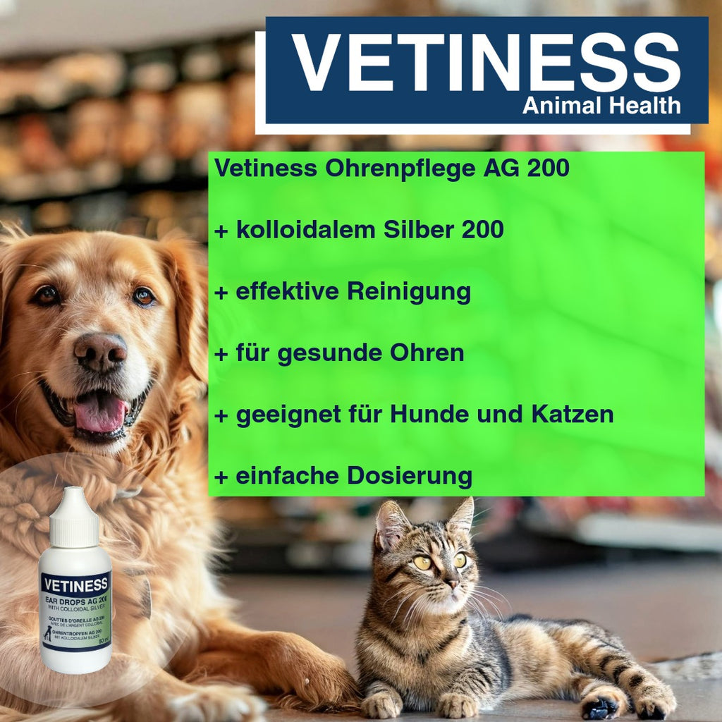 Vetiness Ohrentropfen AG 200 - 50 ml