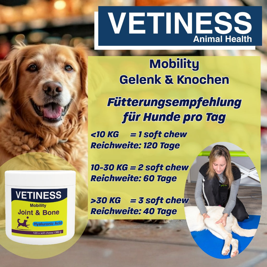 Vetiness Mobility - Gelenke und Knochen - 120 Bites