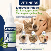 Vetiness Augentropfen AG für klare, gepflegte Augen