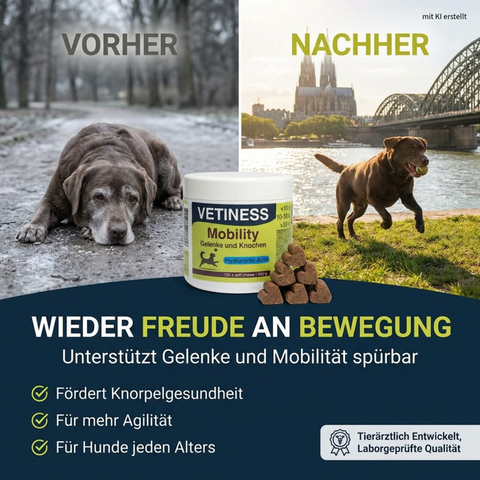 Vetiness Mobility – für Freude an Bewegung bei Hunden jeden Alters